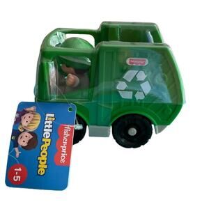 Fisher Price Little People Garbage Truck Toy New in Pkg
